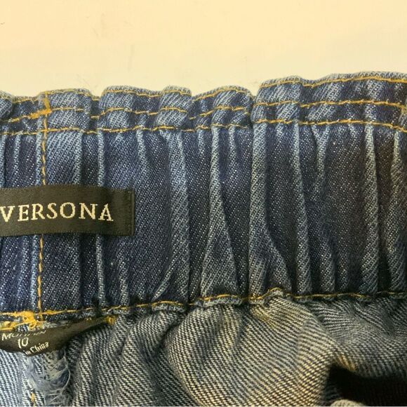 Versona Denim Jean Shorts Size 10 Blue - Picture 5 of 7